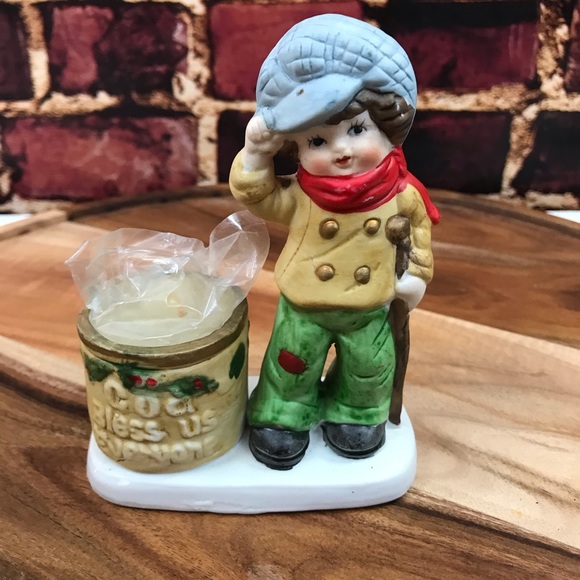 Jasko Christmas Luvkins 1978 Boy Figurine Candle H - Picture 1 of 4